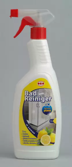 Рідина для миття ванних кімнат і душових кабін "citro" BadRainiger  1 л  ORO Рідина для миття ванних кімнат і душових кабін "citro" BadRainiger  1 л  ORO