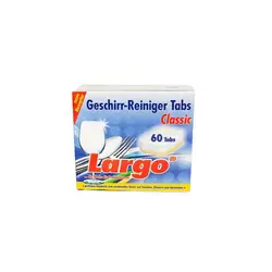 Таблетки Largo для миття посуду в посудомийних машинах класичні - 60 шт.  Largo Geschirr- Reiniger Tabs