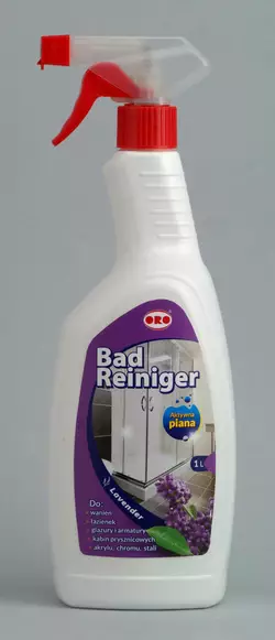 Рідина для миття ванних кімнат і душових кабін "Лаванда" BadRainiger 1 л  ORO Рідина для миття ванних кімнат і душових кабін "Лаванда" BadRainiger 1 л  ORO
